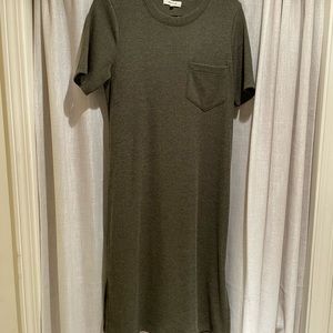 Madewell ribbed midi dress